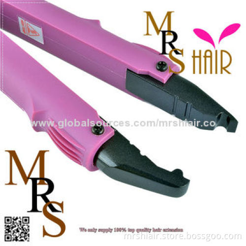 Loof fusion hair extension iron, adjustable temperature connector professional salon model